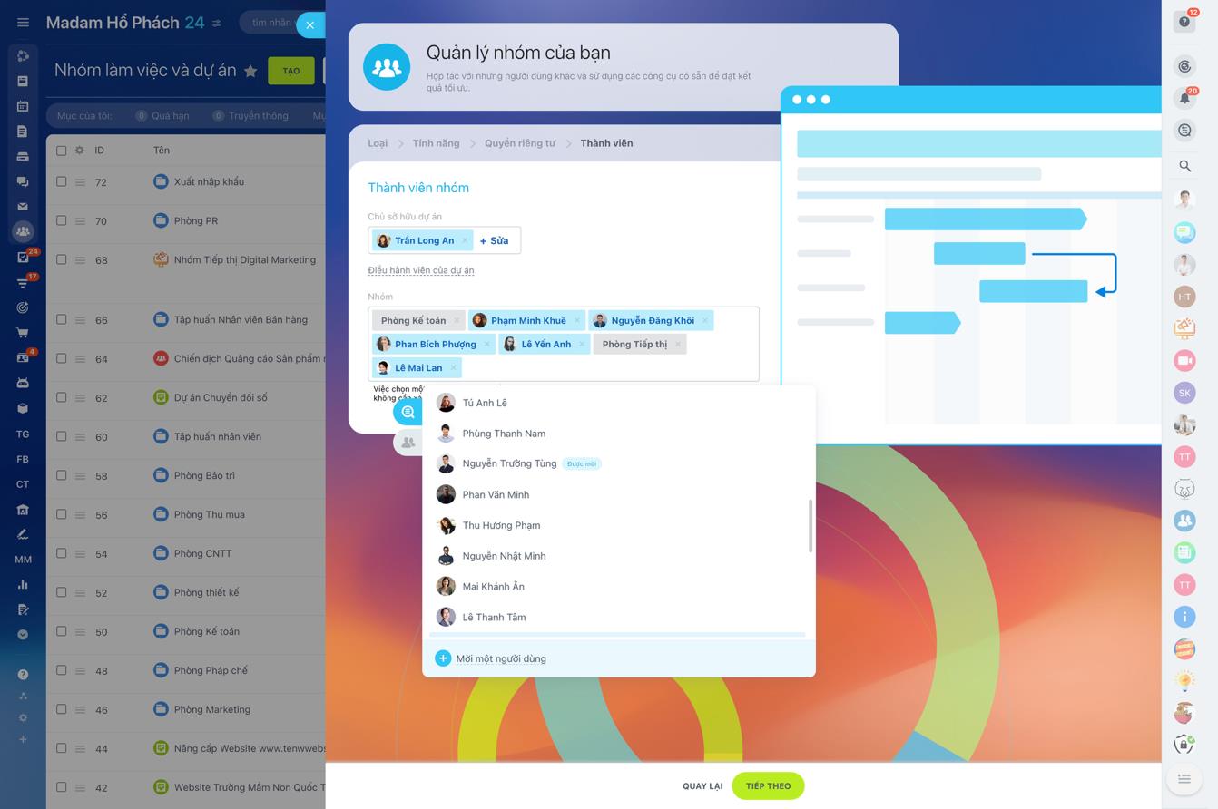 Phối hợp trong team đa chức năng